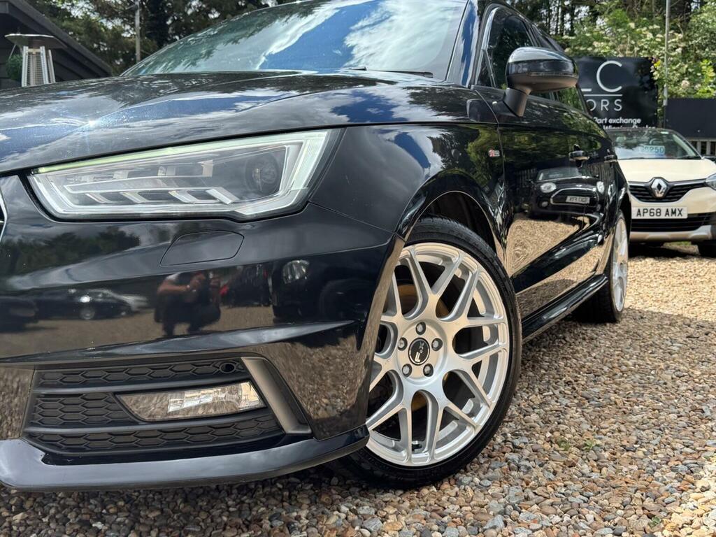 Audi A1 Hatchback 1.4 Tfsi S Line Sportback Euro 6 Ss 5 VK66SVJ Black #4