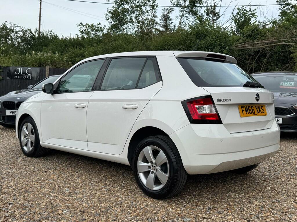 Skoda Fabia Hatchback 1.0 Se Euro 6 Ss 201766 FM66XKS White #6