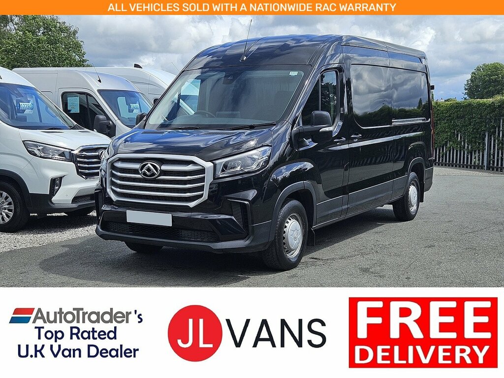 Maxus Deliver 9 D20 L3h2 Euro 6 163Ps 2023 U2733 Ulez WO23AGZ Black