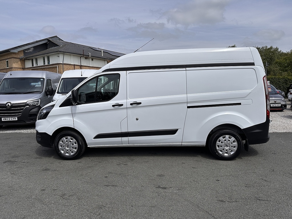 Ford Transit Custom 300 Ecoblue Leader L2h2 Euro 6 Ac 2023 U2759 Ule HK23KYA White #5