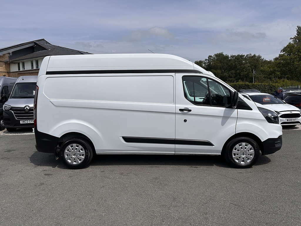 Ford Transit Custom 300 Ecoblue Leader L2h2 Euro 6 Ac 2023 U2759 Ule HK23KYA White #4