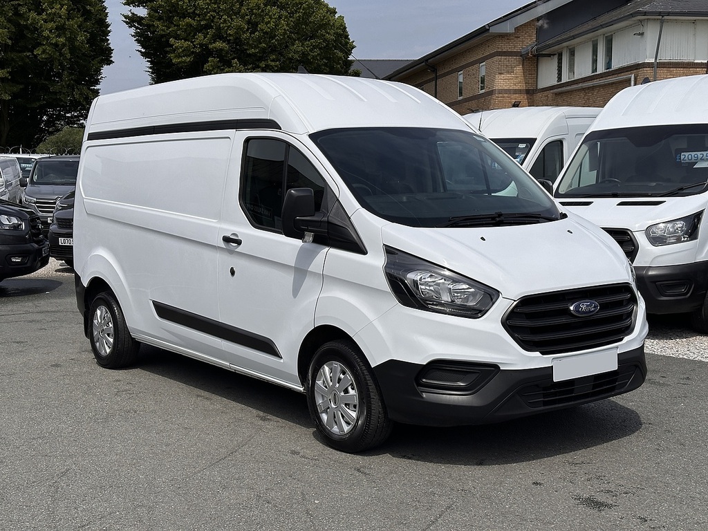 Ford Transit Custom 300 Ecoblue Leader L2h2 Euro 6 Ac 2023 U2759 Ule HK23KYA White #3