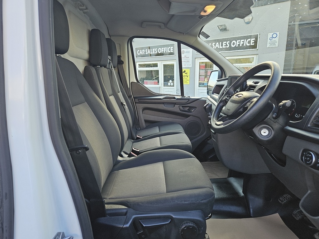 Ford Transit Custom 300 Ecoblue Leader L1h1 Euro 6 130Ps U2763 Ulez MA71VVB White #3