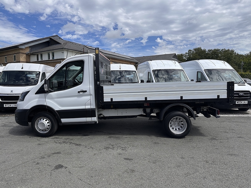 Ford Transit Custom 350 Ecoblue Leader L2 Tipper Rwd Euro 6 130Ps 2021 BG71EJE White #5