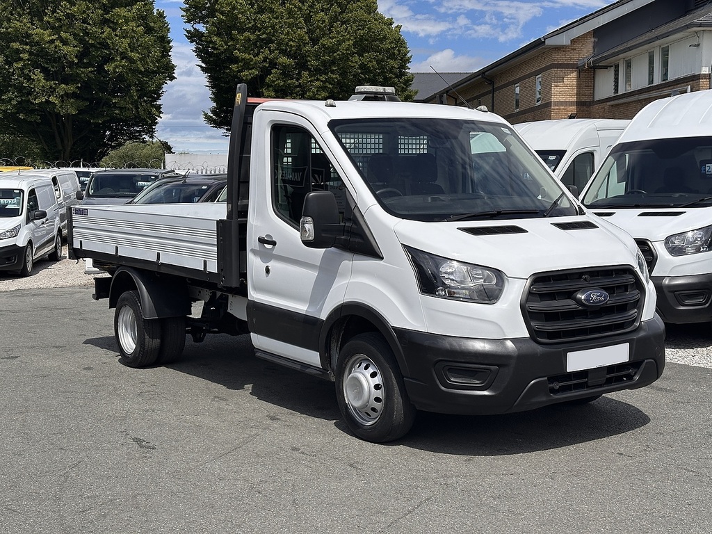 Ford Transit Custom 350 Ecoblue Leader L2 Tipper Rwd Euro 6 130Ps 2021 BG71EJE White #4