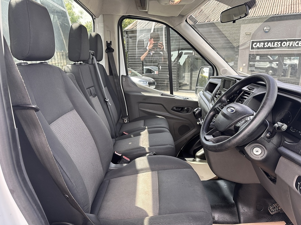 Ford Transit Custom 350 Ecoblue Leader L2 Tipper Rwd Euro 6 130Ps 2021 BG71EJE White #2