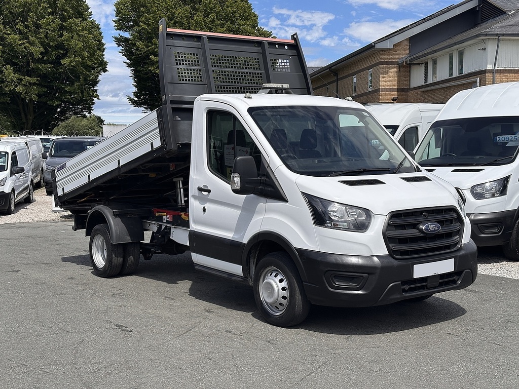 Ford Transit Custom 350 Ecoblue Leader L2 Tipper Rwd Euro 6 130Ps 2021 BG71EJE White #3