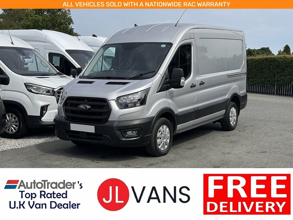 Ford Transit Custom 350 Ecoblue Leader L2h2 Euro 6 130Ps Ac 2022 U278 Silver