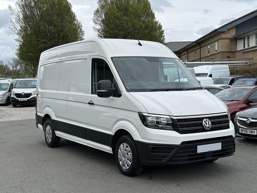 Volkswagen Crafter Tdi Cr35 Bluemotion Tech Trendline L2h2 Euro 6 Ac White #4