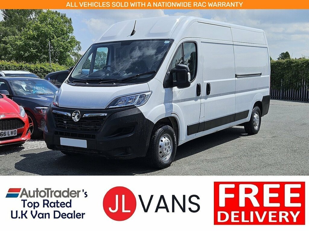 Vauxhall Movano Cdti 3500 Biturbo Dynamic L3h2 Euro 6 140Ps 2022 White