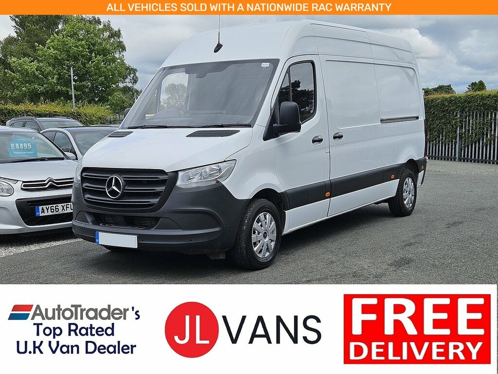 Mercedes-Benz Sprinter 315 Cdi Premium L2h2 Euro 6 150Ps Ac 2022 U2816 White
