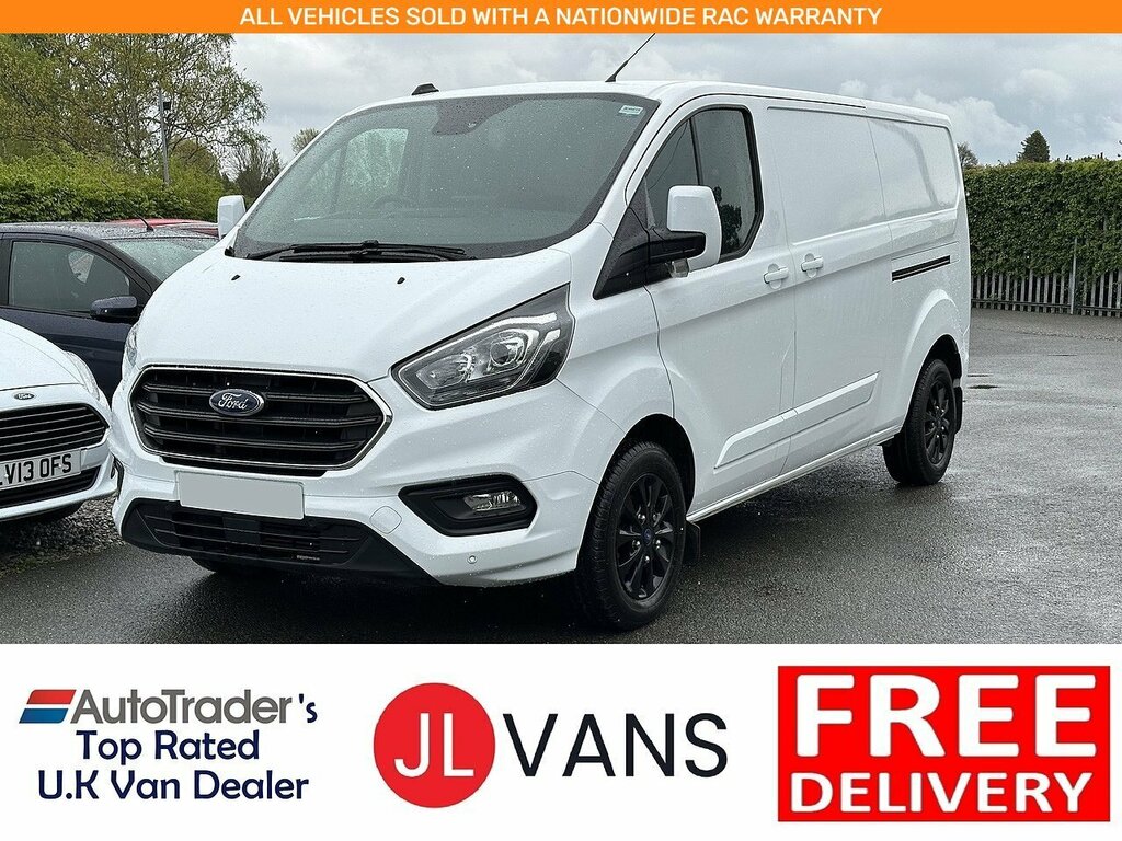 Ford Transit Custom 300 Ecoblue Limited L2h1 Euro 6 130Ps 2023 U2818 White