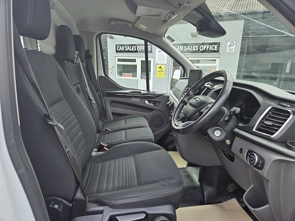 Ford Transit Custom 300 Ecoblue Limited L2h1 Euro 6 130Ps 2023 U2818 White #2