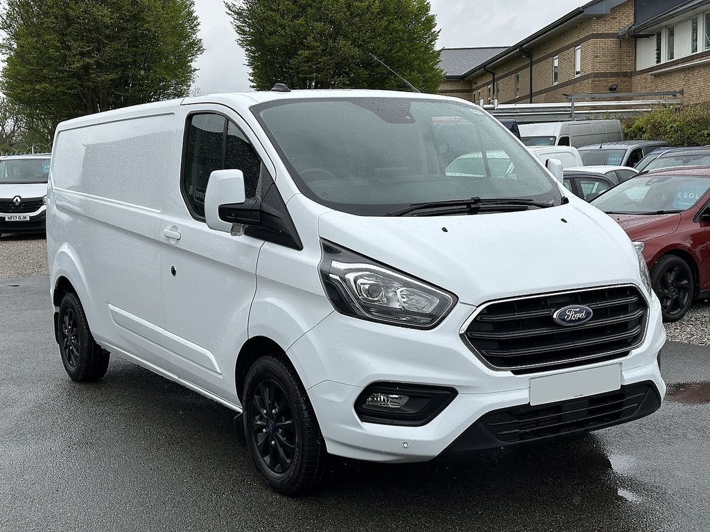 Ford Transit Custom 300 Ecoblue Limited L2h1 Euro 6 130Ps 2023 U2818 White #3