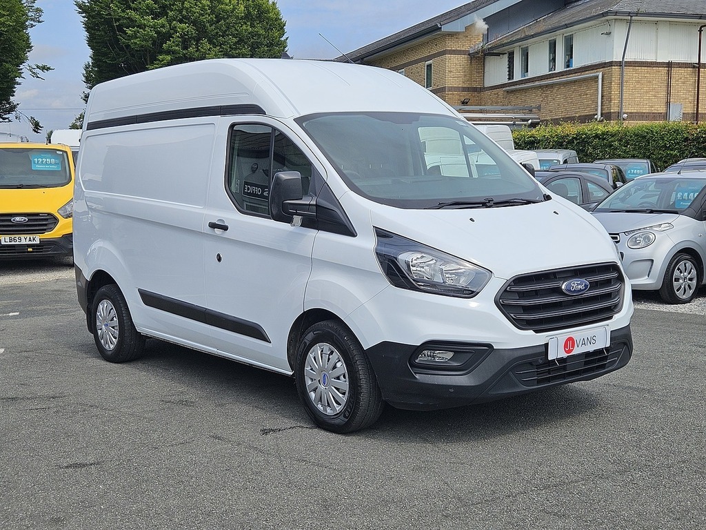 Ford Transit Custom 300 Ecoblue Leader L1h2 Euro 6 Ac 2020 U2820 Ule White #3
