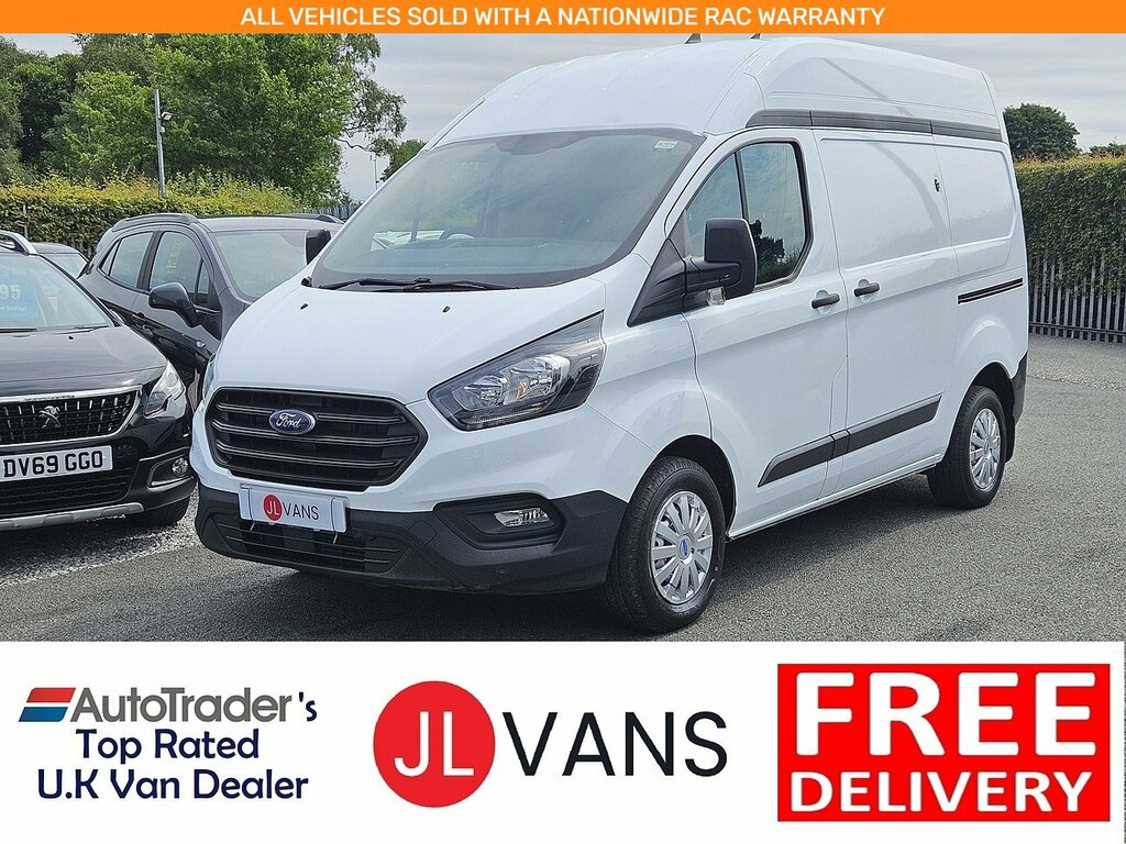 Ford Transit Custom 300 Ecoblue Leader L1h2 Euro 6 Ac 2020 U2820 Ule White