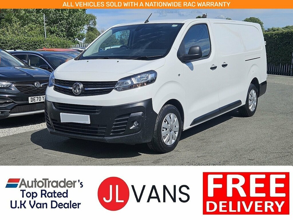 Vauxhall Vivaro Turbo D 3100 Prime L2h1 Euro 6 145Ps Ac 2023 U282 White