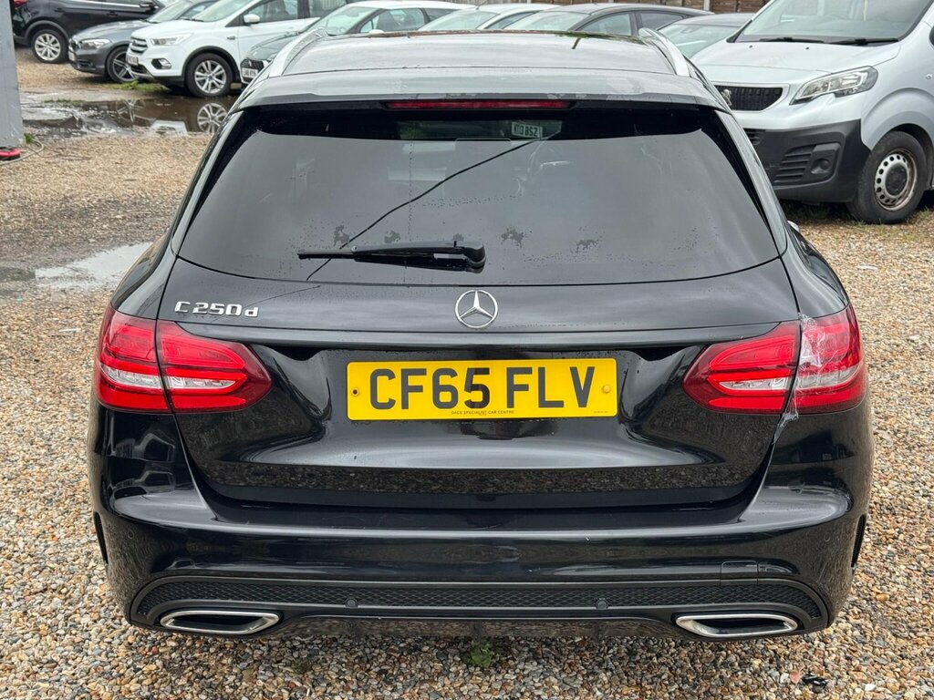 Mercedes-Benz C Class 2.1 C250d Amg Line 7G-tronic Euro 6 Ss CF65FLV Black #5