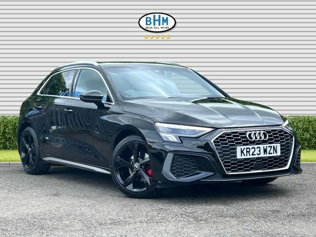 Audi A3 2023 1.0 Tfsi 30 S Line Sportback S Tro KR23WZN Black