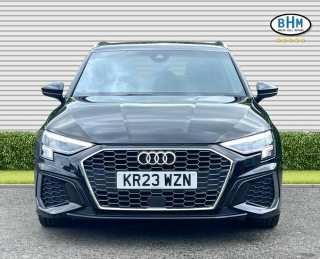 Audi A3 2023 1.0 Tfsi 30 S Line Sportback S Tro KR23WZN Black #3