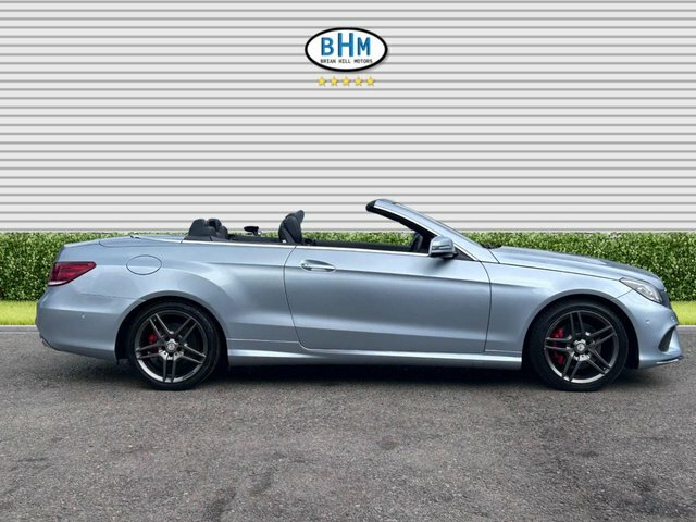 Mercedes-Benz E Class 2015 2.1 E220 Bluetec Amg Line Cabriolet Diese WG15FAM Silver #2