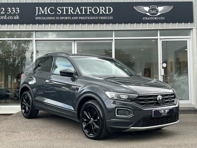 Volkswagen T-Roc 2021 1.0 Tsi Black Edition Suv E Grey