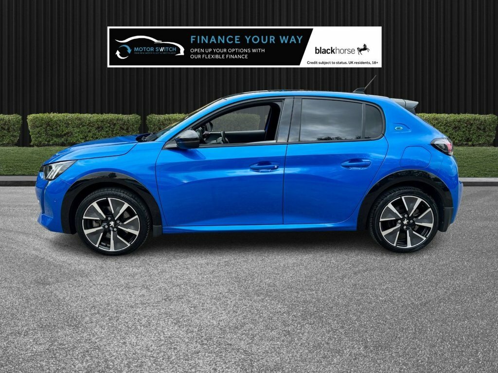 Peugeot e-208 Hatchback Black #10