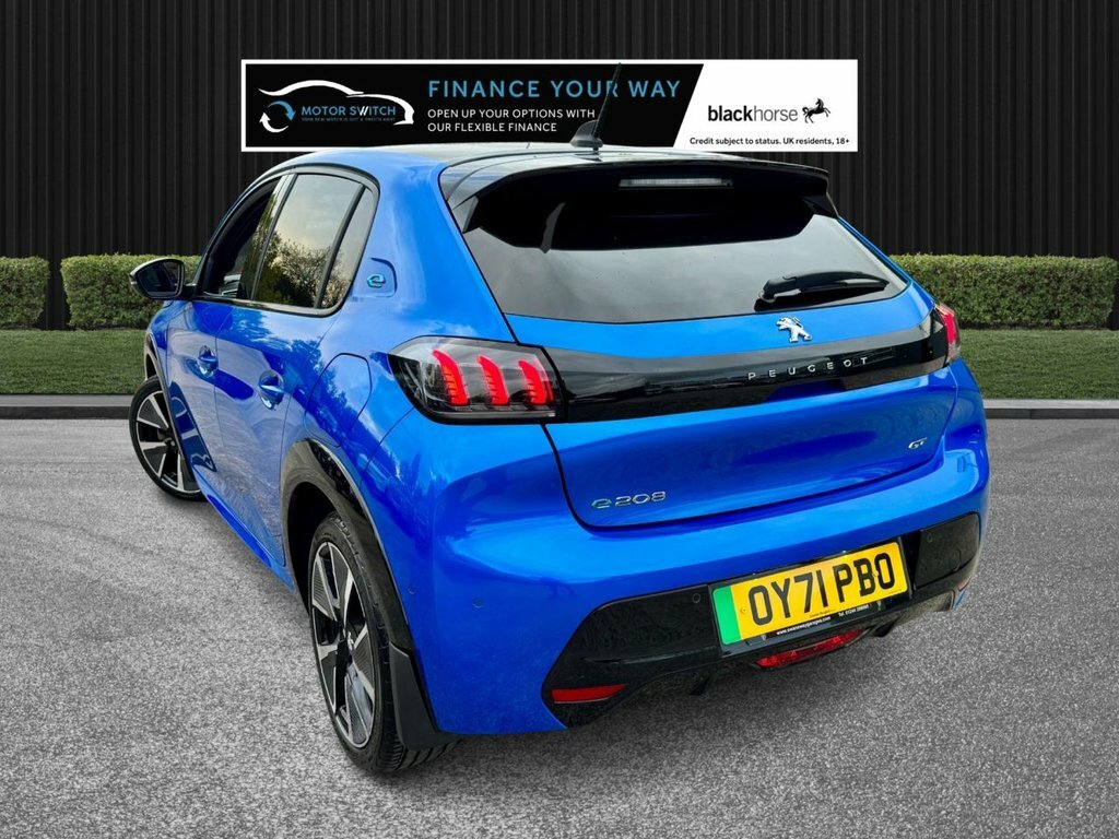 Peugeot e-208 Hatchback Black #7