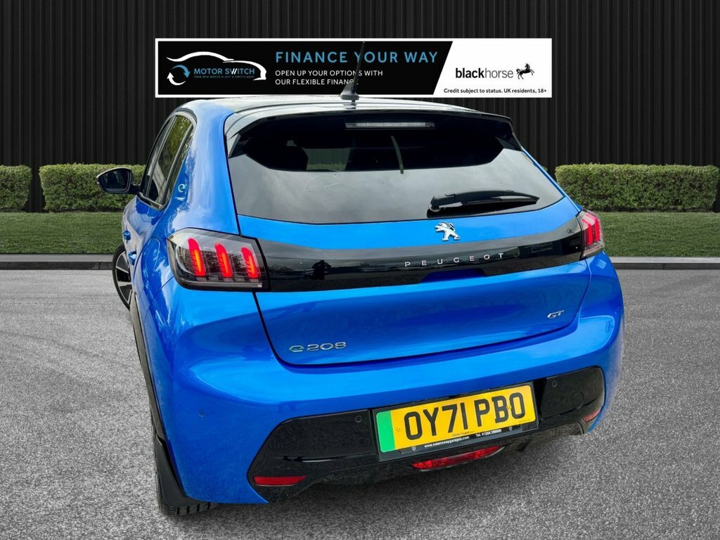 Peugeot e-208 Hatchback Black #11