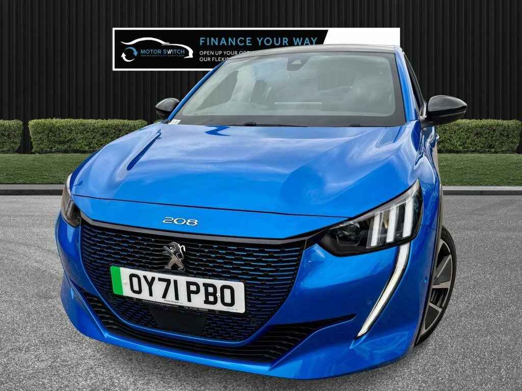 Peugeot e-208 Hatchback Blue #6