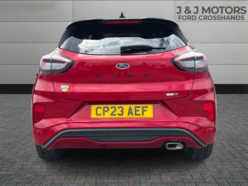 Ford Puma 1.0 Ecoboost Hybrid Mhev 155 St-line X - 2023 CP23AEF Red #4