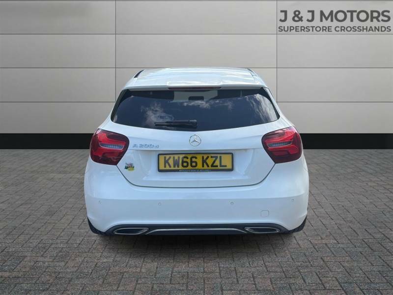 Mercedes-Benz A Class A200d Sport Premium White #5