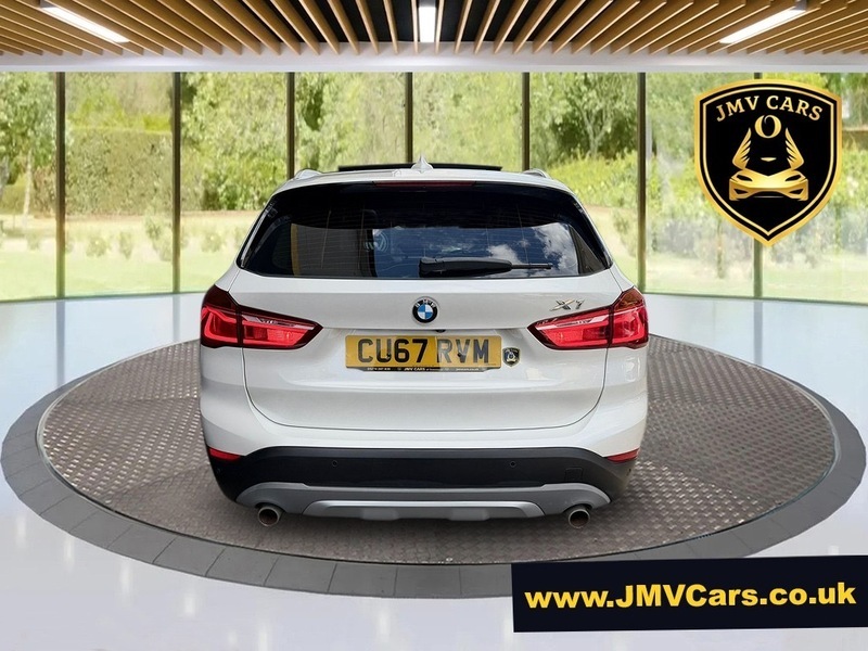 BMW X1 Xdrive20d Xline White #4