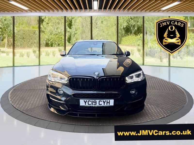 BMW X6 M50d Black #3