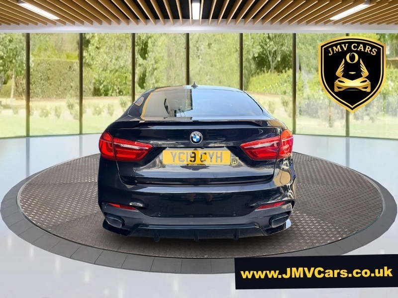 BMW X6 M50d Black #4