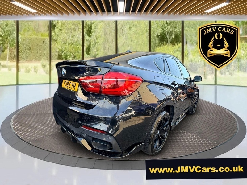 BMW X6 M50d Black #6