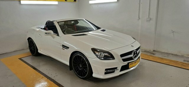 Mercedes-Benz SLK 2013 1.8 Slk200 Blueefficiency Amg Sport Convertib Black #3