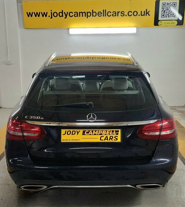 Mercedes-Benz C Class 2017 2.0 C350e 6.4Kwh Sport Estate Plug KU17KRS Blue #4