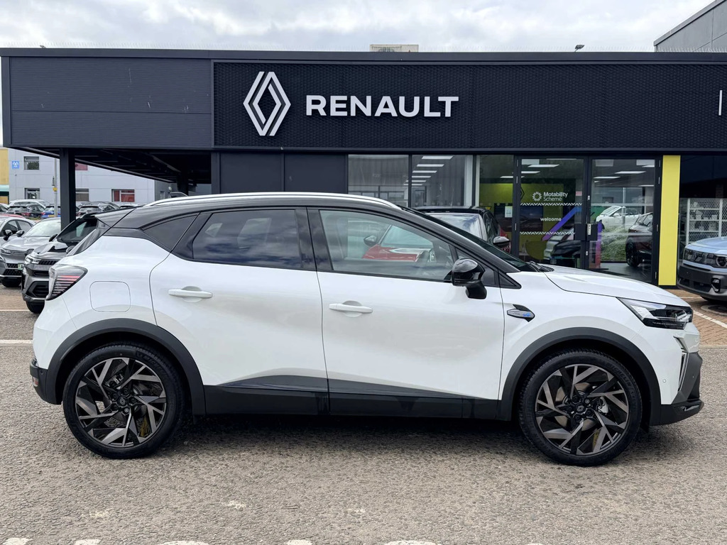Renault Captur 1.8 E-tech Full Hybrid 160 Esprit Alpine AV75JHX White #5