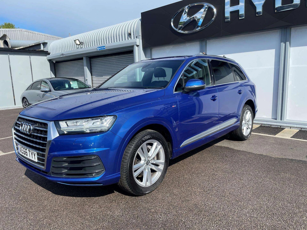 Audi Q7 S Line Tdi Quattro Blue #6