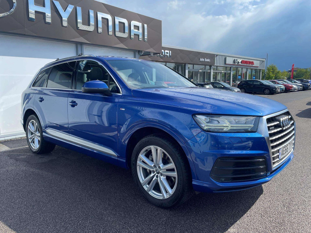 Audi Q7 S Line Tdi Quattro Blue #5
