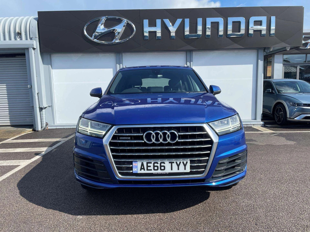 Audi Q7 S Line Tdi Quattro Blue #4