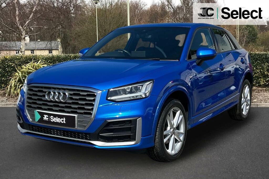 Audi Q2 1.6 Tdi 30 S Line Suv S Tronic Euro 6 SW19KUD Blue #3