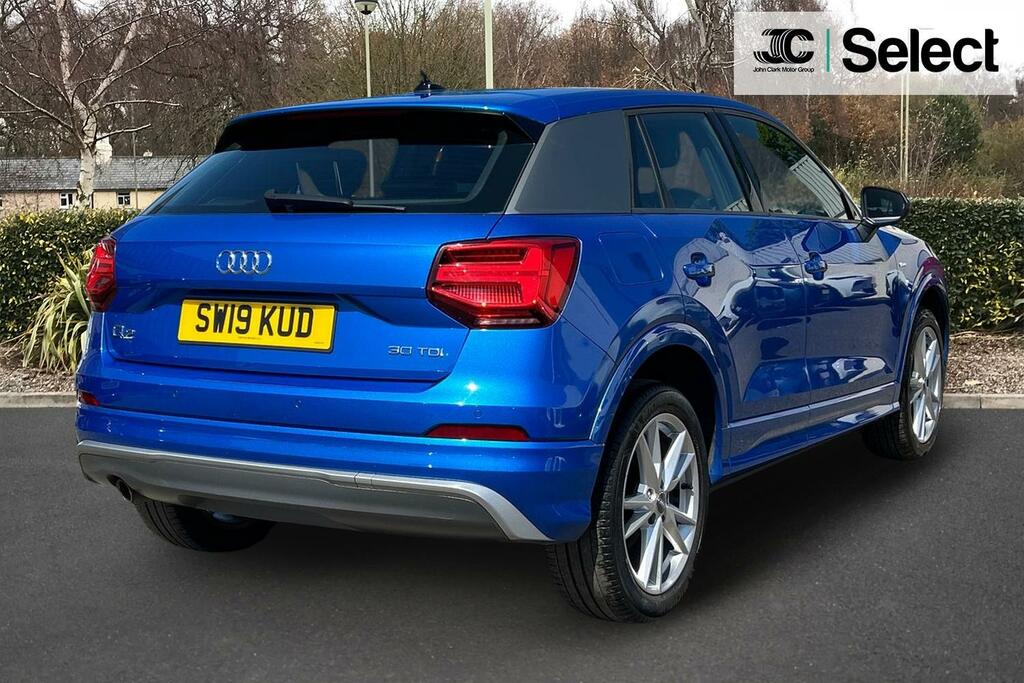 Audi Q2 1.6 Tdi 30 S Line Suv S Tronic Euro 6 SW19KUD Blue #2