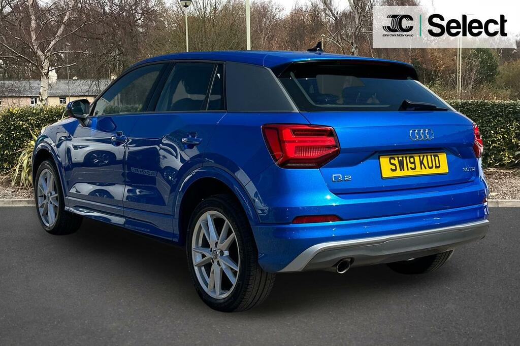 Audi Q2 1.6 Tdi 30 S Line Suv S Tronic Euro 6 SW19KUD Blue #4