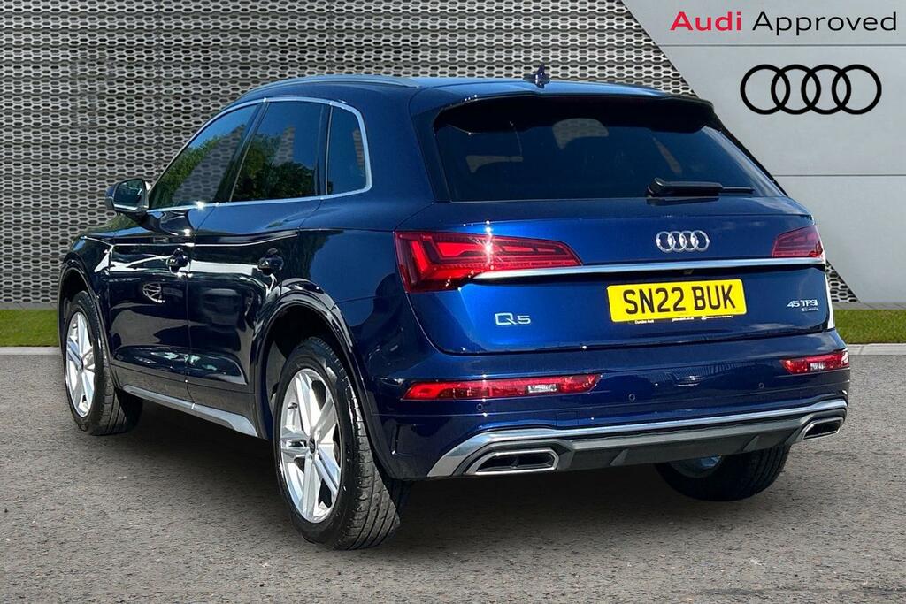 Audi Q5 S Line 45 Tfsi Quattro 265 Ps S Tronic SN22BUK Blue #3