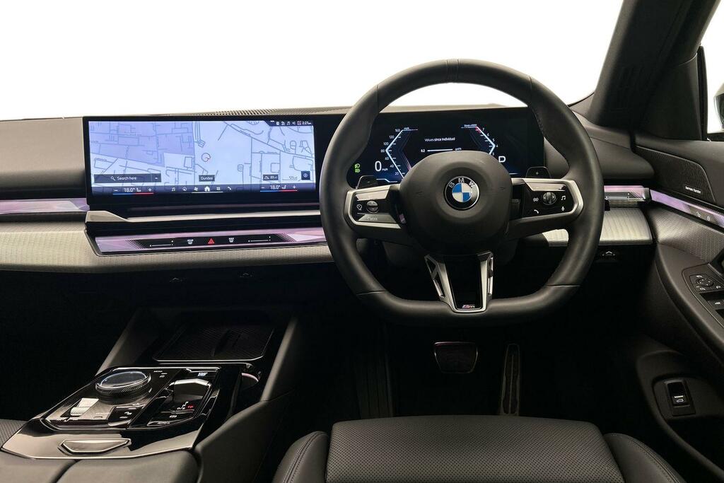 BMW 5 Series 520I M Sport Saloon SA25WSW Grey #5