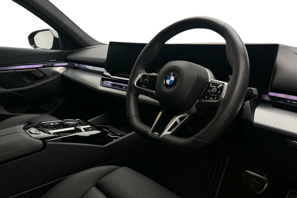 BMW 5 Series 520I M Sport Saloon SA25WSW Grey #6