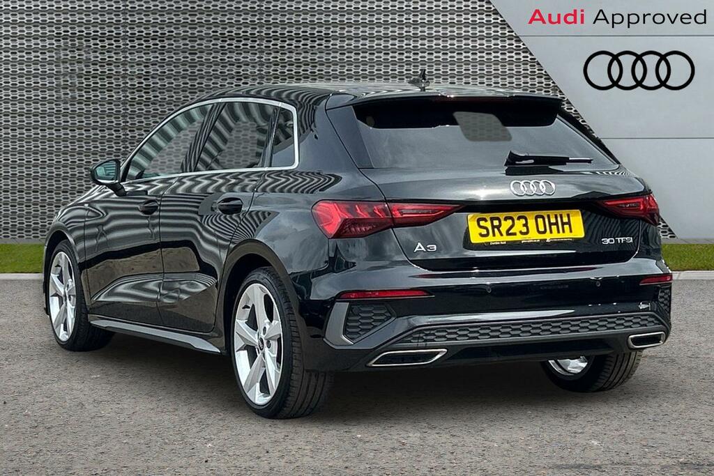 Audi A3 S Line 30 Tfsi 110 Ps 6-Speed SR23OHH Black #3