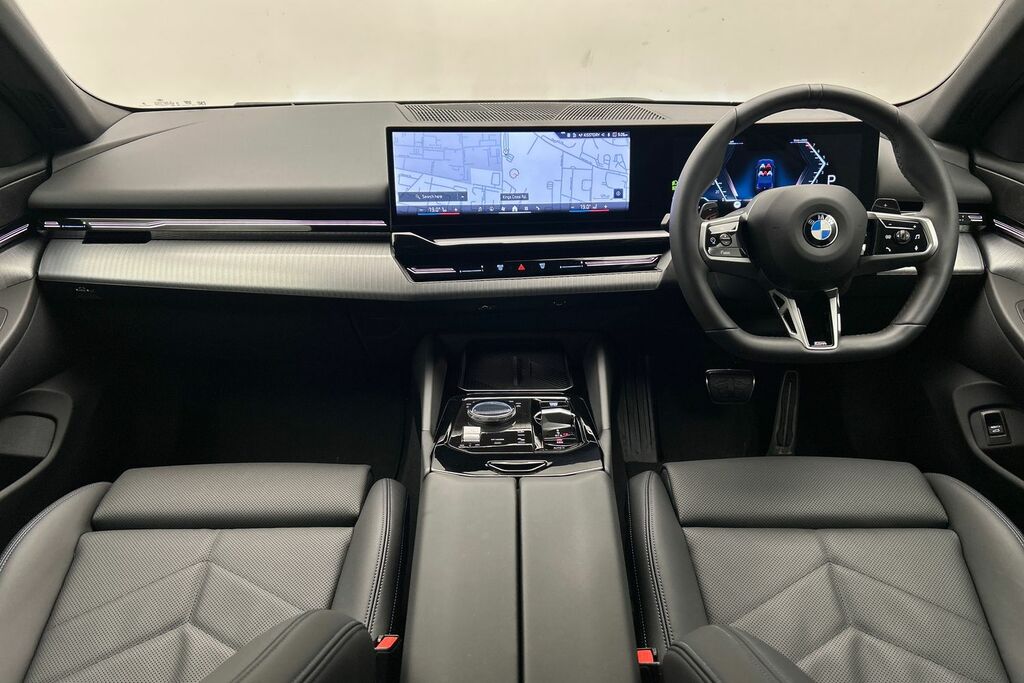 BMW 5 Series 520I M Sport Saloon Blue #4